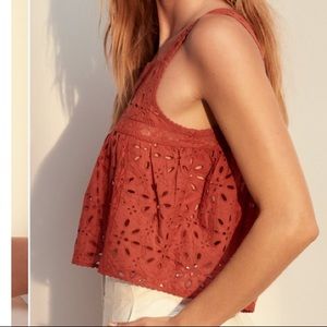 Aritzia Wilfred Leonore Blouse Moroccan Spice